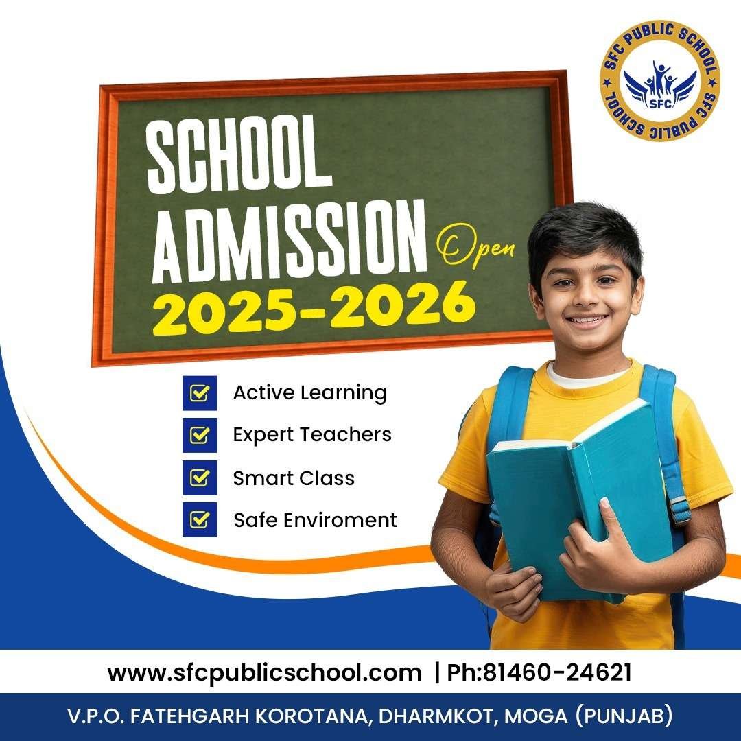 Join SFC Public School: Admissions Open